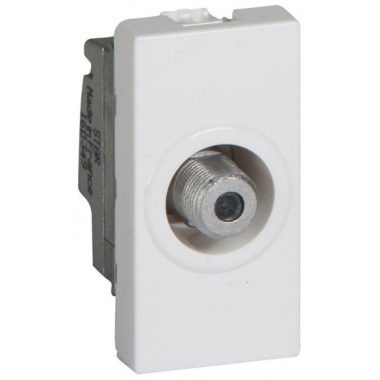 LEGRAND 078790 Program Mosaic TV aljzat "F" aljzat, 1 modulos, fehér