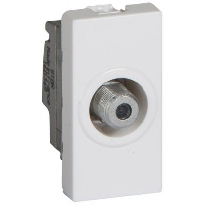   LEGRAND 078790 Program Mosaic TV aljzat "F" aljzat, 1 modulos, fehér