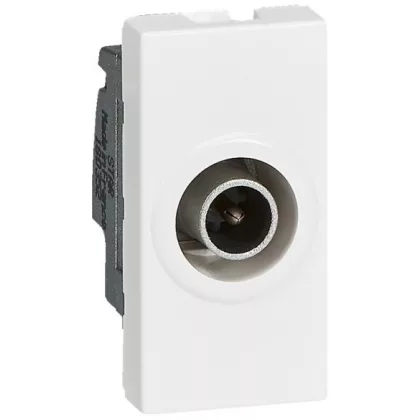   LEGRAND 078793 Program Mosaic csillagpontos TV aljzat - 9,5mm, 1 modulos, fehér