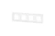 LEGRAND 078808L Program Mosaic keret 4x2m, fehér - 1
