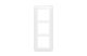 LEGRAND 078856L Program Mosaic frame for old 57 mm sorting, 3x2m, vertical, white