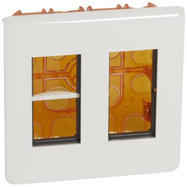 LEGRAND 078872L Program Mosaic flush box, 2x4m, white