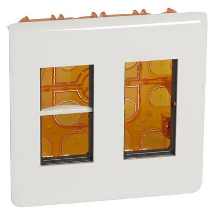 LEGRAND 078872L Program Mosaic flush box, 2x4m, white