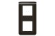 LEGRAND 079062L Program Mosaic 2x2 modulos keret, függőleges, antracit