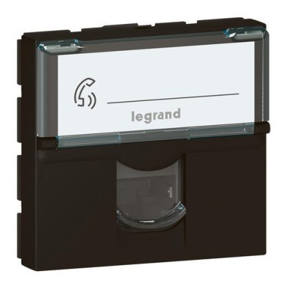   LEGRAND 079165L Program Mosaic RJ45 aljzat Cat 6 FTP, 2 modul, matt fekete
