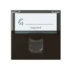 LEGRAND 079176L Program Mosaic RJ45 Cat.6A STP aljzat, 2 modul, matt fekete