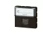 LEGRAND 079176L Program Mosaic RJ45 Cat.6A STP aljzat, 2 modul, matt fekete