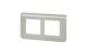 LEGRAND 079364L Program Mosaic 2x2 modulos keret, vízszintes, alumínium