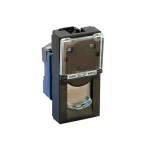LEGRAND 079461L Program Mosaic RJ45 Cat 6 UTP aljzat, 1 modul, matt fekete