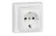LEGRAND 086029 Oteo 2P+F dugalj csatlakozóaljzat, 16 A - 250 V~, fehér RAL 9010