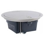   LEGRAND 088064 IP66-os padlódoboz, felhajtható fedővel, rozsdamentes acél borítással, 4 modul befogadására