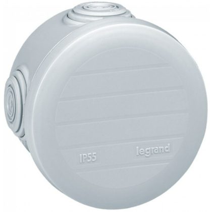   LEGRAND 092003 Plexo 55 kör alakú szerelődoboz Ø70 mm×45 mm, 4 bemenet (kat. szám: 091910)