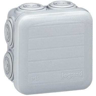 LEGRAND 092005 Plexo 55 square mounting box 65 × 65 × 40 mm, 7 inputs