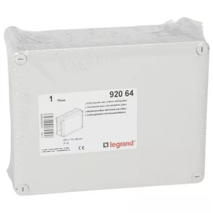 LEGRAND 092064 Plexo doboz téglalap alakú, 220×170×86 mm, szürke