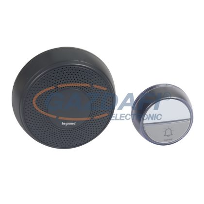   LEGRAND 094253 Vezeték nélküli csengő STANDARD szett antracit elemes