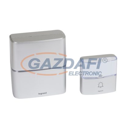   LEGRAND 094271 Vezeték nélküli csengő PRÉMIUM szett alumínium elemes