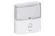 LEGRAND 094279 Kiegészítő PRÉMIUM szögletes csengőnyomó gomb IP54-es, 100m-es hatótávolsággal, elemmel, fehér