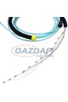 LEGRAND 132067  optikai fali kábel OM3 beltéri 6 üvegszál LSZH (LSOH) 2x 12xLC szimplex pigtail-ekkel szerelve 70 méter kis dobon LCS3