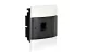 LEGRAND 134174 PractiboxS flush-mounted distributor in plasterboard (850°C), with transparent smoke-colored door, protective ground and neutral distribution terminal, 1 row 4 modules LEGRAND 134174 PractiboxS flush-mounted distributor in plasterboard (850°C), with transparent smoke-colored door, protective ground and neutral distribution terminal, 1 row 4 modules