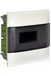 LEGRAND 134176 PractiboxS gipszkartonba süllyeszthető kiselosztó (850°C), átlátszó füstszínű ajtóval, védőföld és nulla elosztókapoccsal, 1 sor 6 modul LEGRAND 134176 PractiboxS gipszkartonba süllyeszthető kiselosztó (850°C), átlátszó füstszínű ajtóval, védőföld és nulla elosztókapoccsal, 1 sor 6 modul