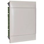   LEGRAND 135142 PractiboxS flush-mounted distributor (650°C), with white door, protective ground and neutral distribution terminal, 2 rows 12 modules