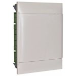   LEGRAND 135162 PractiboxS flush-mount distribution board in plasterboard (850°C), with white door, protective ground and neutral distribution terminal, 2 rows 12 modules