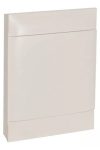LEGRAND 135202 PractiboxS external distributor (650°C), with white door, protective ground and neutral distribution terminal, 2 rows 12 modules