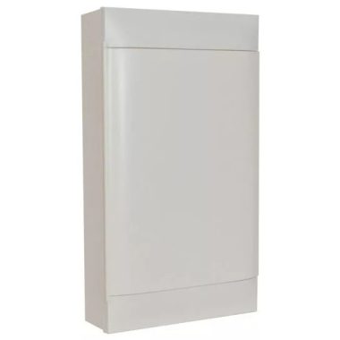 LEGRAND 135203 PractiboxS external distributor (650°C), with white door, protective ground and neutral terminal, 3 rows 12 modules
