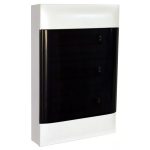   LEGRAND 137218 PractiboxS external distributor (650°C), with transparent smoke-colored door, protective ground and neutral terminal, 3 rows 18 modules