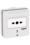LEGRAND 138071 Manual signal for emergency stop, white RAL 9003, with 1 changeover contact - 5A - 24V=, IP30 - IK07