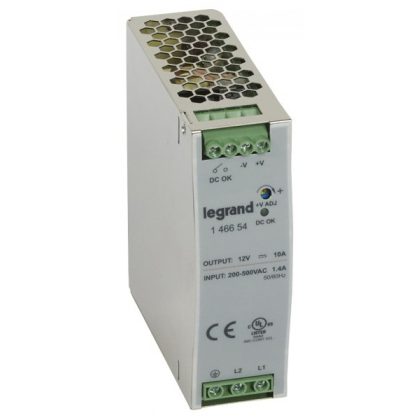   LEGRAND 146654 power supply 120W 200-500/12V= switching mode stabilized