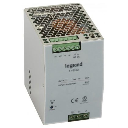   LEGRAND 146665 tápegység 480W 200-500/24V= kapcsolóüzemű stabilizált