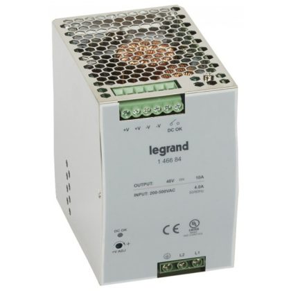   LEGRAND 146684 tápegység 480W 200-500/48V= kapcsolóüzemű stabilizált