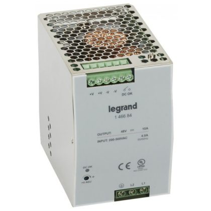  LEGRAND 146684 power supply 480W 200-500/48V= switching mode stabilized