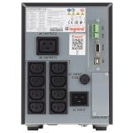   LEGRAND 311064 LEGRAND KEOR SPE 3000 VA BEM: C20 KIM: 8xC13+1xC19 USB/RS232/SNMP vonali interaktív, tisztán szinuszos szünetmentes torony(UPS)