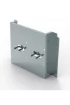 LEGRAND 338480 Szerelőlap függőleges szereléshez DPX3 630 mot. Hajt nélk. Átkapcsoló automatika 3P/4P 24M