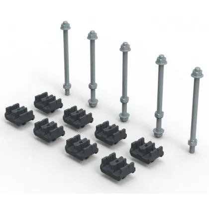   LEGRAND 339938 XL3 S 4000 gyűjtősíntartó készlet lapos réz sínhez 50x10-60x10mm