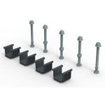   LEGRAND 339940 XL3 S 4000 gyűjtősíntartó készlet alumínium C sínhez