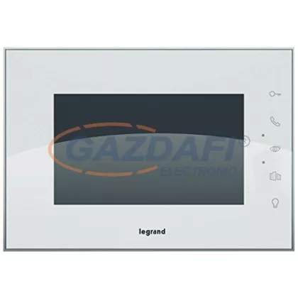 LEGRAND 369235 kiegészítő 2 vezetékes 7"-os FEHÉR beltéri egység