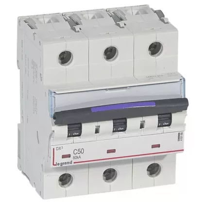 LEGRAND 410166 DX3 kismegszakító 50kA 3P 400V~ C50