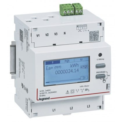   LEGRAND 412040 EMDX3 fogyasztásmérő impulzus kimenettel 3F 5A