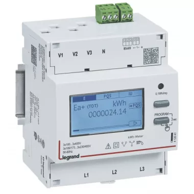 LEGRAND 412041 EMDX3 consumption meter 2T with RS485 output 3F 5A