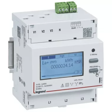 LEGRAND 412043 EMDX3 fogyasztásmérő RS485  kimenettel 3F 5A MID