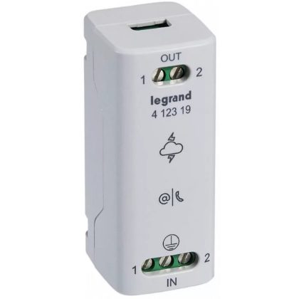   LEGRAND 412319 home networks surge arrester T2 1.5 modules wide