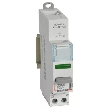LEGRAND 412920 CX3 modular push button 1Z + green LED 110/400V ~
