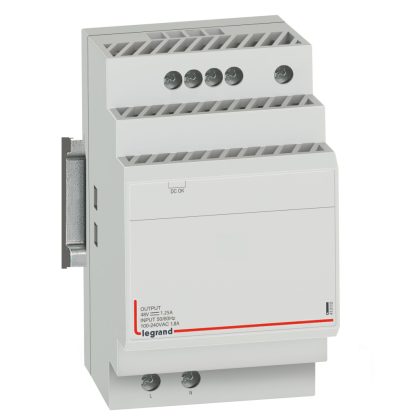   LEGRAND 413110 LEGRAND otthoni hálózatok tápegység 48Vdc 1,25A 3 modul széles