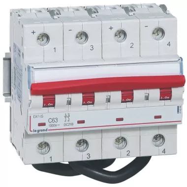 LEGRAND 414246 PV billenőkaros terheléskapcsoló 2P 63A 1000V=