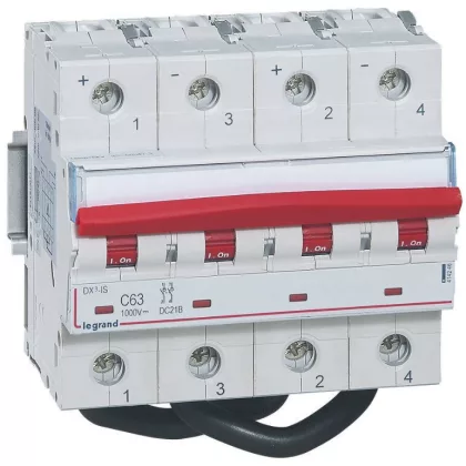   LEGRAND 414246 PV billenőkaros terheléskapcsoló 2P 63A 1000V=