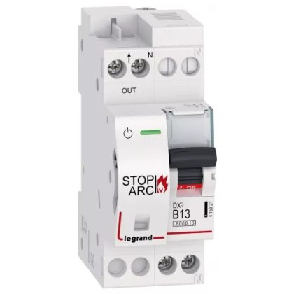   LEGRAND 415921 DX3 Stop Arc Arc fault detection mini-circuit breaker B13 6000A bottom feeder BIC