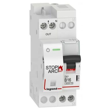 LEGRAND 415922 DX3 Stop Arc Íveszárlat érzékelő kismegszakító B16 6000A alsó betáp BIC
